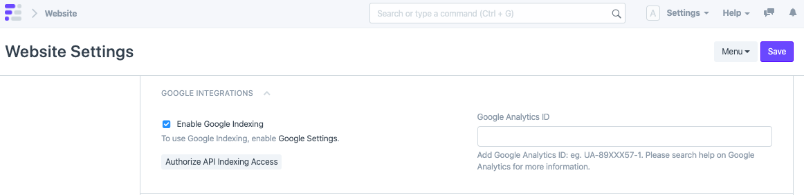 عمليات تكامل Google