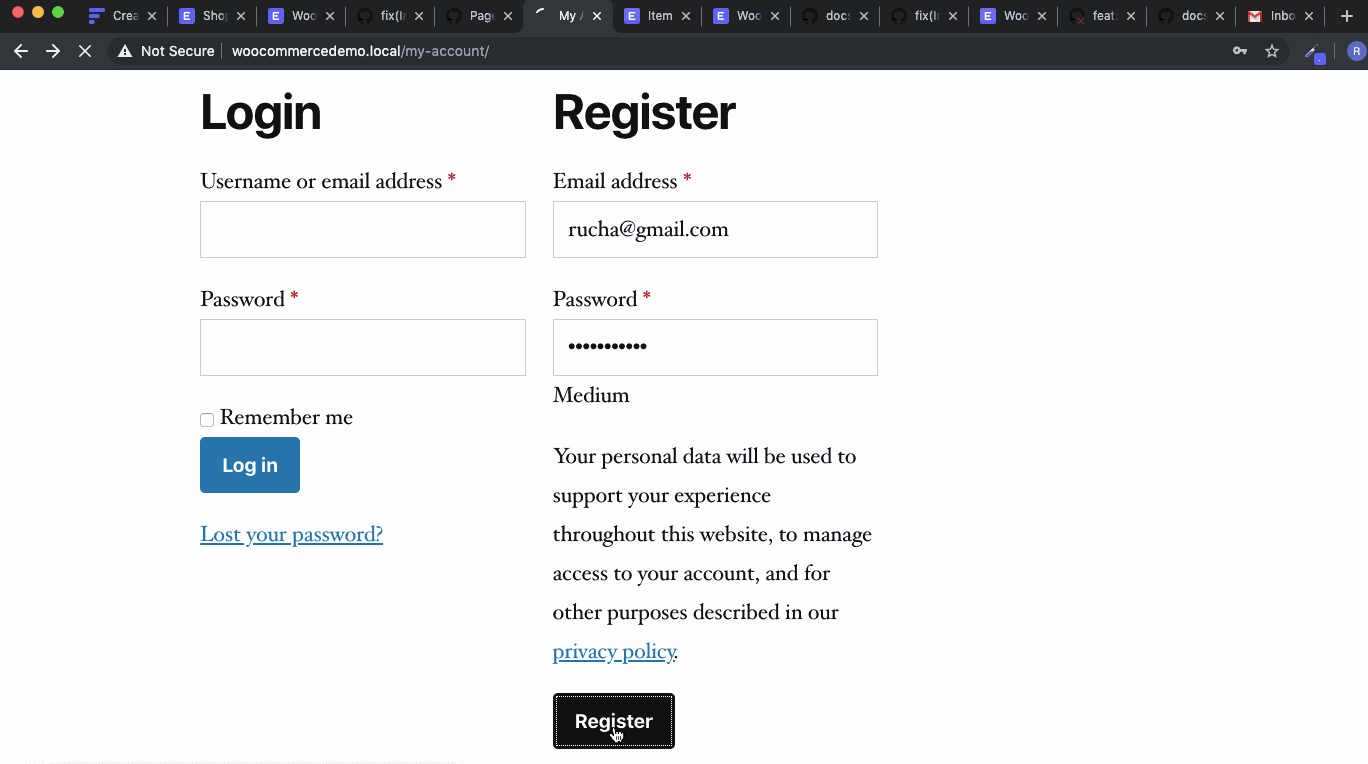 إعداد Woocommerce